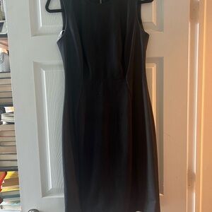 Calvin Klein Black Sheath Midi Dress